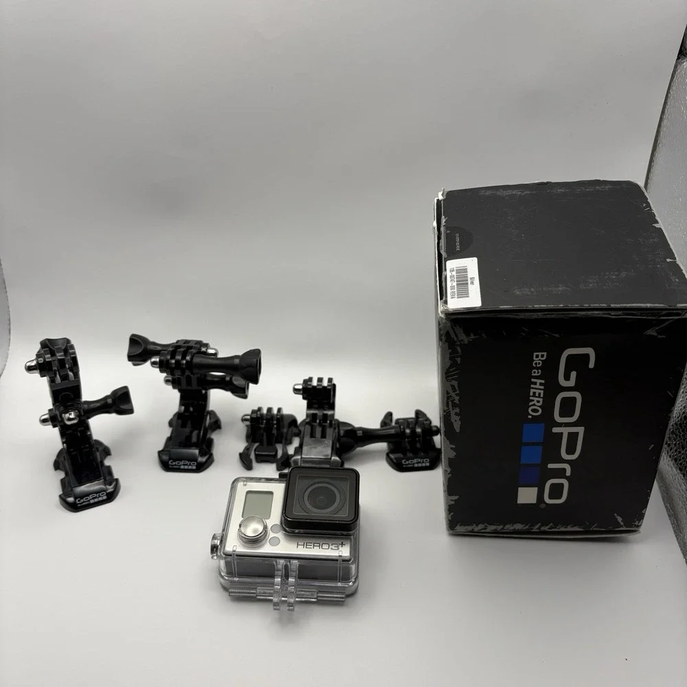 GOPRO HERO 3+ Plus Edition 1080P HD Sports Action Video Camera Silver No Charger